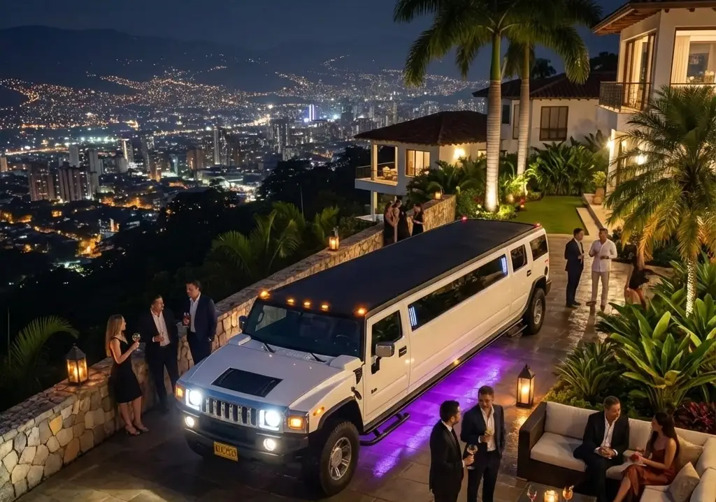 Las 5 Rutas Más Lujosas para un Recorrido Romántico en Limusina por Medellín